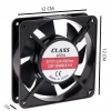 CLASS 120x120x25 Ac 220v Metal Pano Soğutma Havalandırma Fanı (2 Kablolu 220 Volt 0.11 Amper)