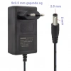 Dc 9v 2A 2000mA Fişli Adaptör 5.5x2.5mm Jaklı Plastik Kasa Doğru Akım 9 Volt 2 Amper