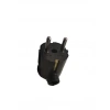 DEPA Erkek Fiş SİYAH Erkek L Tip Topraklı Fiş Plastik 220 Volt