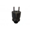 DEPA Erkek Fiş SİYAH Erkek L Tip Topraklı Fiş Plastik 220 Volt