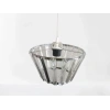 DMR Kristal Taşlı Konik KROM Büyük Yuvarlak E-27 Duylu