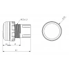 EMAS SİNYAL LAMBASI YEŞİL 22MM 220V KORUMALI