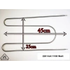 ENDER 1100w M Tipi Fırın Rezistansı 220v 6.5? Cr-Ni