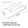 ENDER 1100w M Tipi Fırın Rezistansı 220v 6.5? Cr-Ni