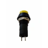 ENDER 12mm SARI Yuvarlak Kalıcı Çıt Çıt Buton Anahtar