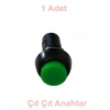 ENDER 12mm YEŞİL Yuvarlak Kalıcı Çıt Çıt Buton Anahtar