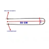 ENDER Benmari 50cm Rekorlu Düz Rezistans 2000W 220V 8,5? Cr-Ni