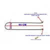 ENDER Benmari 90cm Rekorlu Kıvrık Rezistans 2500W 220V 8.5? Cr-Ni