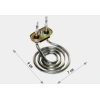 ENDER İran Semaver Rezistansı Flanşlı 1000w 220 V 6.5 Q Cr-Ni