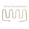 ENDER SANAYİ TİP TOST REZİSTANSI 1250 W 220 V 8,5 ? Cr-Ni