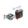 FİNDER 24v DC 8 Pinli Röle 2 Açık 2 Kapalı Kontaklı 8 Amper (Bobin 24 Volt Doğru Akım 8 Kalın Soket Ayaklı Role)