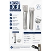 Galveniz 42mm (İNCE) Konsol Boru Sokak Lambası Ayağı Ezik ve Delikli