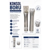 Galveniz 48mm (KALIN) Konsol Boru Sokak Lambası Ayağı Ezik ve Delikli