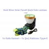 GOLD SILVER Solar Panelli Güneş Enerjili 60 Watt TYP-C Şarjlı Kafa Lambası + Ortam Aydınlatma IP20