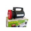GOLD SILVER Solar Şarjlı 6V 3.5Ah Ledli El Feneri Lamba Seti Güneş Enerji Panelli 2 Ampullü USB Şarj Kablo