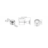 HIKVISION 3.6mm 2MP HD Gece Görüşlü Renkli Colorvu Bullet Kamera (İç ve Dış Mekana Uyumlu Dar Açı) IP67 1080P