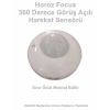 HOROZ Focus 360 Derece Görüş Açılı Sıva Üstü Hareket Sensörü 1000w IP44