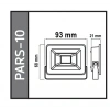 HOROZ PARS-10 10w Yeşil Led Projektör SMD  IP65