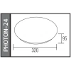 HOROZ Photon24w Led Glop BEYAZ 6400K Beyaz Işık IP20