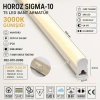 HOROZ Sigma-10 90cm GÜNIŞIĞI 10w T5 Led Bant Armatür Anahtarlı 2700k IP20