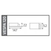 HOROZ Vespa-120 Süper Slim 12v Dc 10A Şerit Led Trafosu 120w IP20 (12 Volt 10 Amper 5mt ye Kadar Kullanım İçin Uygundur)