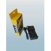 İkili 2li 26650-18650-16340 3.7V Li-On Pil Şarj Aleti Kablolu 220v Fişli Kablolu