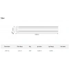 İNOLED 120cm 36W Led Bant Armatür BEYAZ 6500K IP40