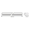 İNOLED 40W LED ETANJ ARMATÜR IP65 6500K 120CM