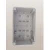 IŞILDAR 110x180x70 Termoplastik 10 Çıkışlı Buat Beyaz (ABS Vidalı Sıva Üstü Plastik Contalı Kapak)