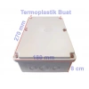 IŞILDAR 180x270x100 Termoplastik 12 Çıkışlı Buat Beyaz IP65 (ABS Vidalı Contalı Kapak)