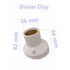 İthal Plastik E-27 Duvar Duy