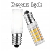 K2 E-14 2.5w Mısır Led Ampul BEYAZ 6500k (İnce Duy Buz Dolabı Ampulu Beyaz Işık)