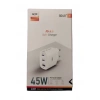 LİNKTECH 45w USB + USB-C (TYPE-C) Süper Hızlı Şarj Aleti Adaptörü Orjinal Muadil Ürün