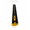 Metal Çelik Gövde Profesyonel Maket Bıçağı 18mm (Siyah Metal Falçata)