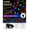 MİSKET Küçük Top 220v Süsleme Ledi Sabit Modlu RGB 5mt İç Mekan 28li Süsleme Ledi IP20 Eklenebilir