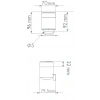 MUCCO Seçilebilir 6 Sesli 85 / 260V AC/DC  Siren Kırmızı