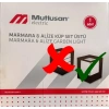MUTLUSAN ALİZE Küp Armatür Set Üstü SİYAH E-27 27cm - IP54