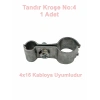 MUTLUSAN Tandır Kroşe No:4 Antigron Çelik Tel Kroşesi (4x16)