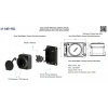 NEAD 1x16A Monofaze Kauçuk Kapaklı Sıva Üstü Topraklı Duvar Prizi 220v IP62