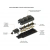 NEAD 1x16A Seyyar Üçlü Kauçuk Grup Priz Kapaklı 220v IP54