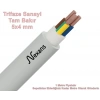NEXANS 5x4mm NYM Elektrik Kablosu NHXMH (Tek Damar Tesisat Kablosu)