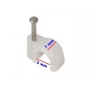 No:1 (10lu pk.) Beton Çivili Kablo Tutturma Kroşe (10 Lu Paket)