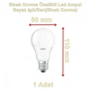 OSRAM 8w Led Ampul Sinek Kovucu Özellikli 6500k BEYAZ Işık ve Sinek Kovucu Sarı Işık Modu (E-27 Anti Mosquito)