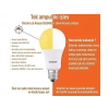 OSRAM 8w Led Ampul Sinek Kovucu Özellikli 6500k BEYAZ Işık ve Sinek Kovucu Sarı Işık Modu (E-27 Anti Mosquito)