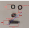 PASLANMAZ METRİK 6 KROM 25MM CİVATA+SOMUN+PUL