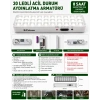 PELSAN 30 Led Şarj Edilebilir Işıldak