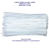 PEMSAN Klips Kablo Bağı 2.5x140 BEYAZ (100lü Paket) Kablo Cırdı