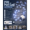 Peri Led 2mt Pilli Süsleme Ledi BEYAZ Işık 6400k 3 Mod Animasyon Efektli (2 Metre 3 Adet LR44 Pilleri Dahil )