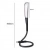 POWERMASTER Ledli Esnek USB Lamba  Siyah 6400k Klavye Aydınlatma ve Kitap Okuma lambası
