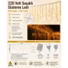 SAÇAKLI 220v 5 Modlu SARI Işık 16 Kollu 5mt lik Süsleme Ledi Eklenebilir İç Mekan (Günışığı)